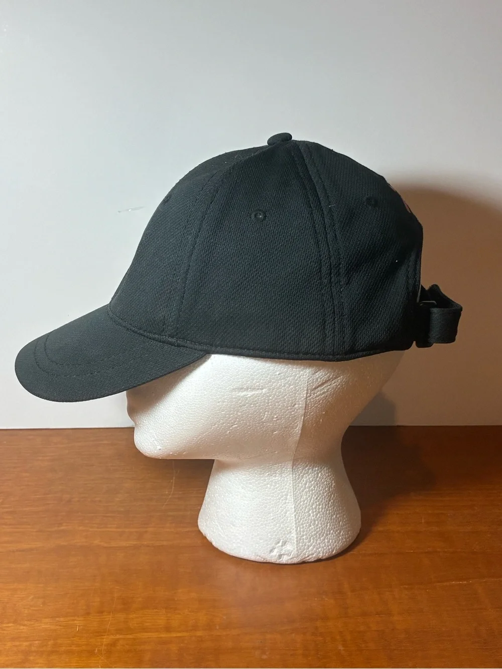Under Armour Black Baseball Hat with Pink Logo